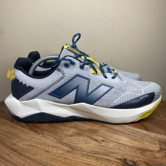New Balance DynaSoft Nitrel v6 Trail Deep Sea Mens Gray Size 12 4E Running Shoes - Picture 1 of 12